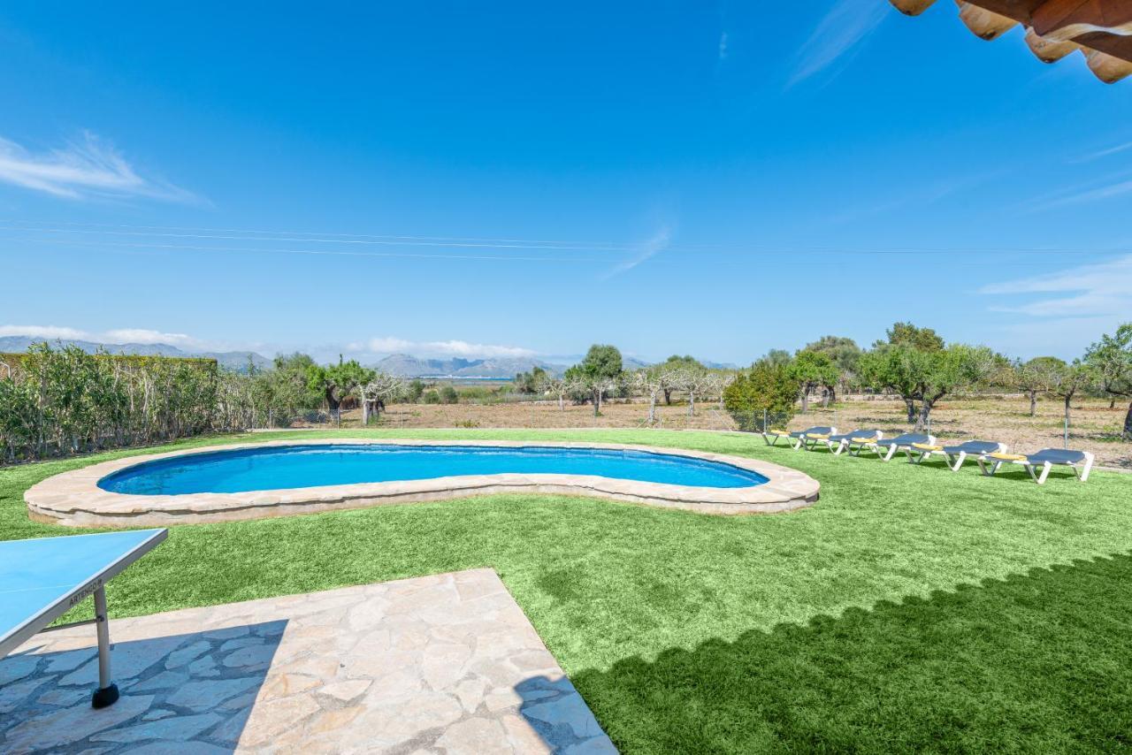Villa Pou D,Ambroitx, Pool And Sea Views In Alcudia Ngoại thất bức ảnh